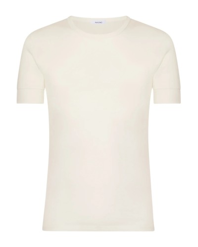 Maglia Ragno 065457 Lana Fuori Cotone Pelle | Girocollo Uomo