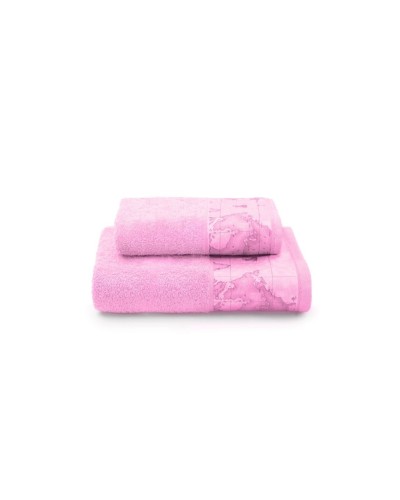 Set Asciugamani Rosa Alviero Martini 1ª Classe | Coppia Viso e Bidet
