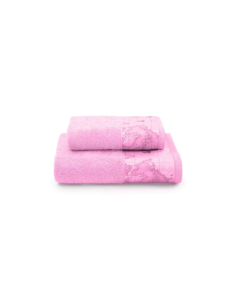 Set Asciugamani Rosa Alviero Martini 1ª Classe | Coppia Viso e Bidet