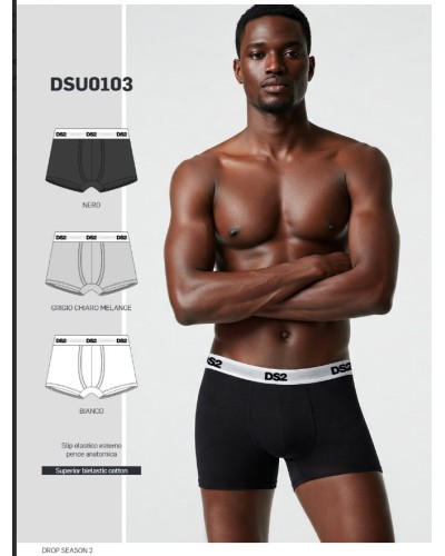 Set 3 Boxer Uomo DS2 Drop Season DSU0103 | Cotone Stretch