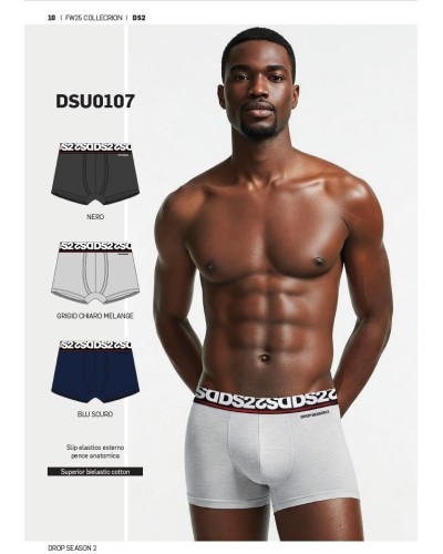 Set 3 Boxer Uomo DSU0107 Drop Season | Cotone Stretch