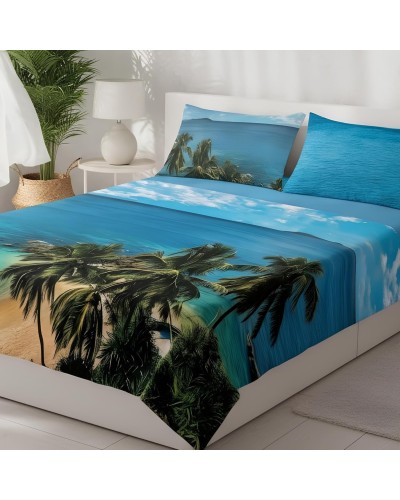 Lenzuola Emerald Waters Caleffi | Completo Cotone Online