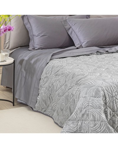 Copriletto Trapuntato Apollo Matrimoniale Raso Jacquard