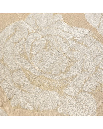 Copriletto Trapuntato Raso Jacquard Flory Matrimoniale Raso