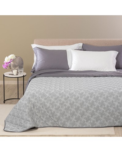 Copriletto Trapuntato Raso Jacquard Texture Matrimoniale